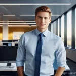 Home 22 대체투자 포트폴리오 구성의 실수와 교훈 - **Prompt:** A young, ambitious individual, dressed in smart business casual attire, stands in a mode...