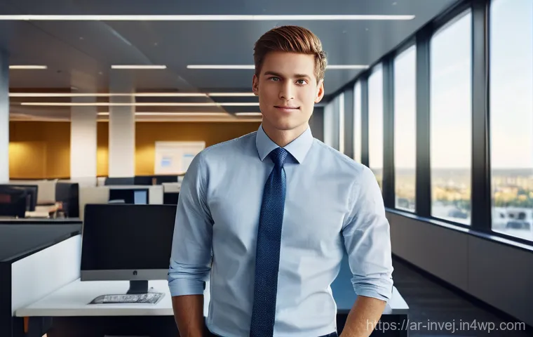 대체투자 포트폴리오 구성의 실수와 교훈 - **Prompt:** A young, ambitious individual, dressed in smart business casual attire, stands in a mode...